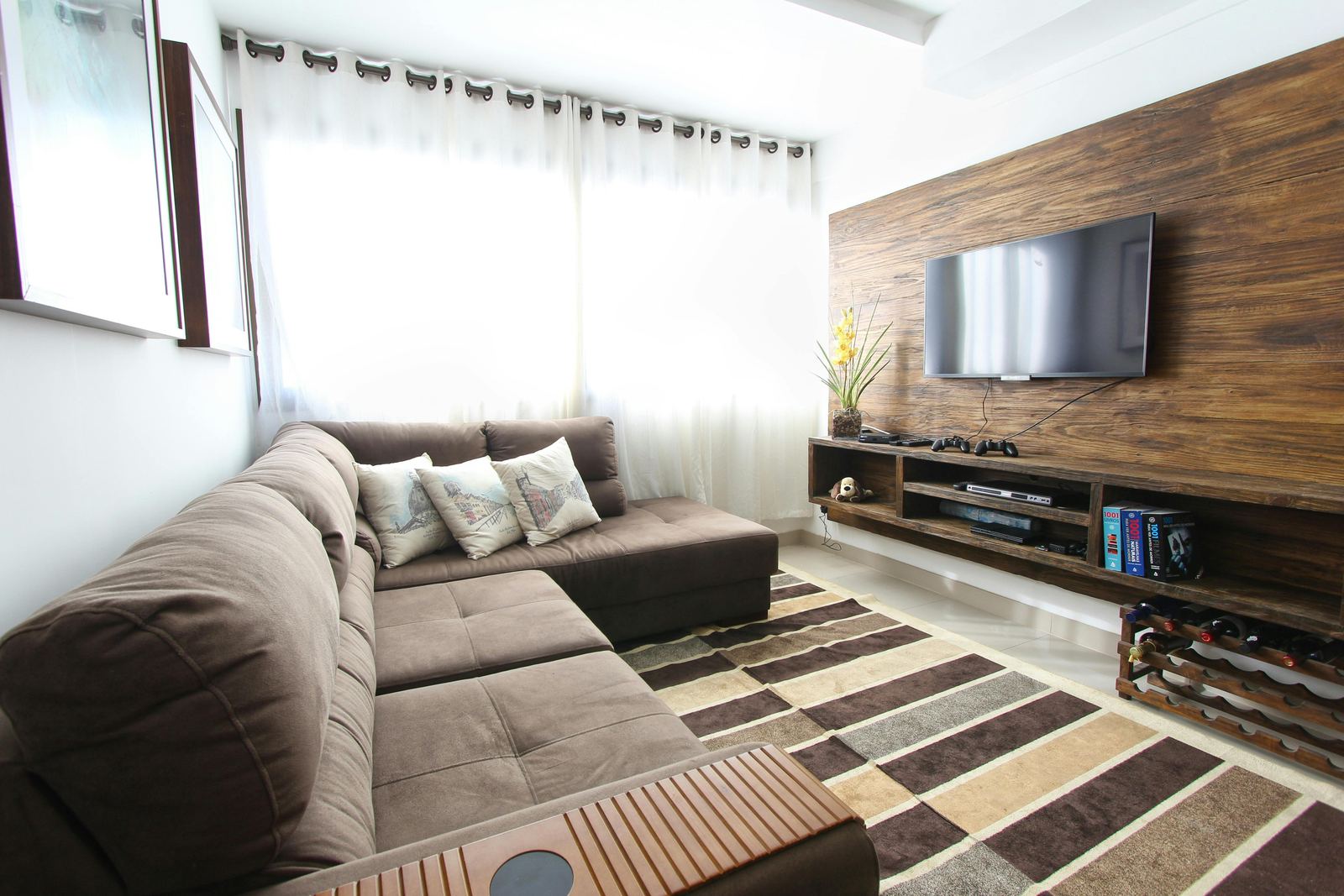 Furnished apartment living room